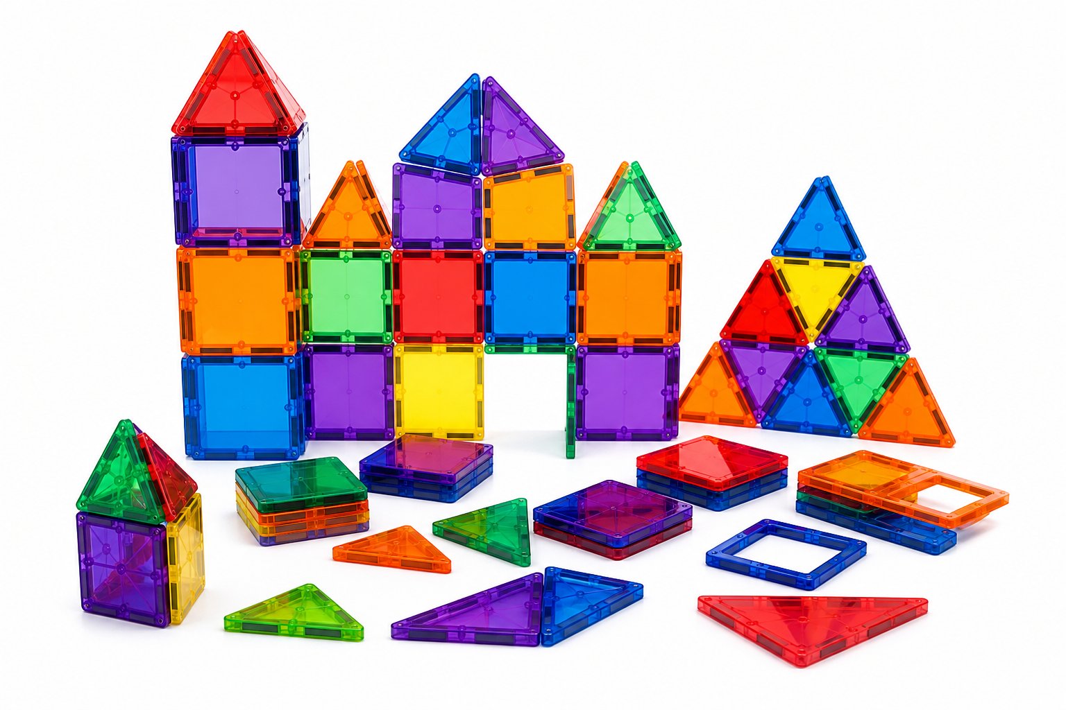 Piezas magnéticas mayoreo — bloques magnéticos magnetic tiles