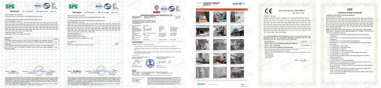 Certificado EN71 / laboratorio para juguetes de bloques