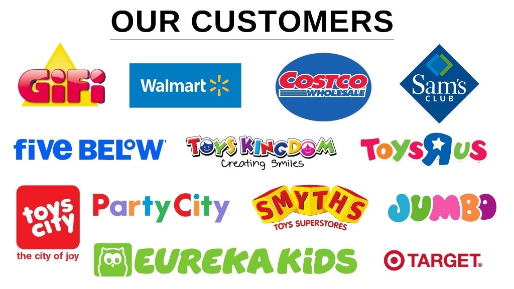 Our customers — socios globales de CPS TOYS