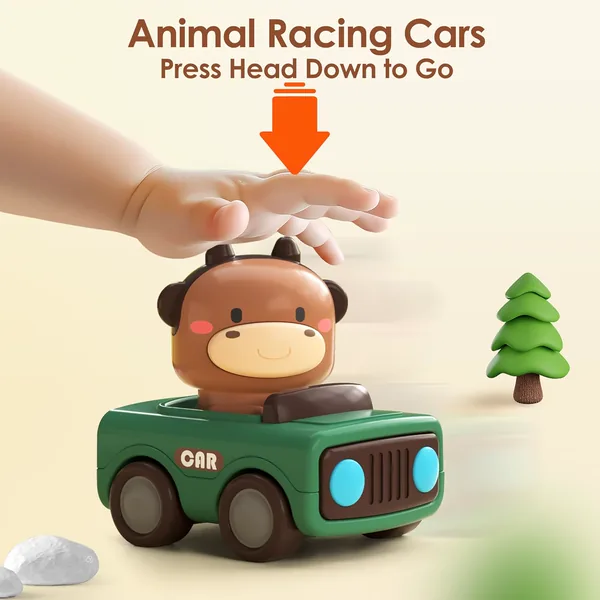 Push-to-go Animal Car