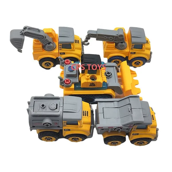 Educational Toy Plastic Assembly Building Block 5in1 Take Ap