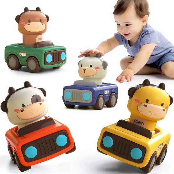 Push-to-go Animal Car