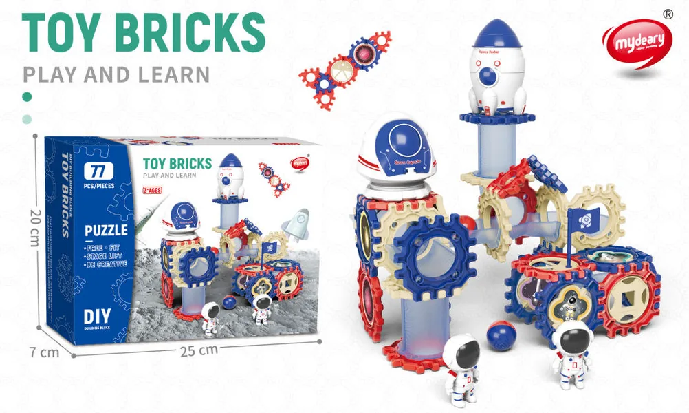 CPS305375-CPS305333 DIY STEM Educational Building Blocks Marble Run Maze Race Tr