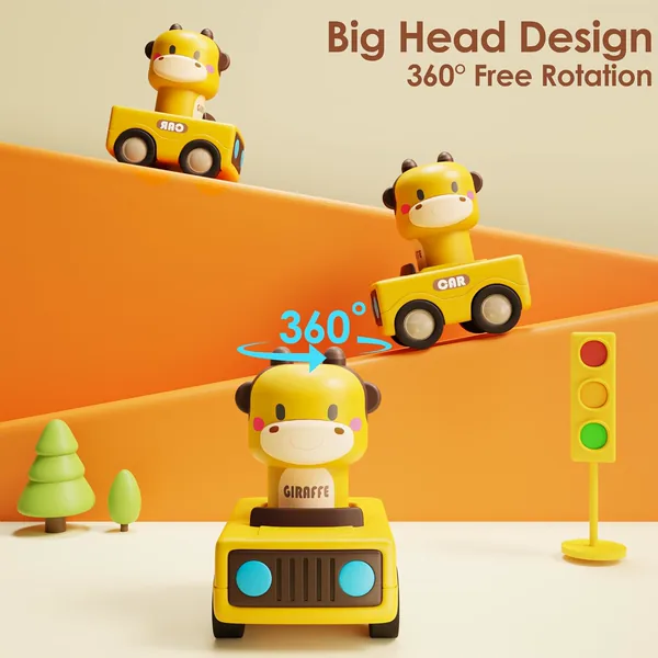 Push-to-go Animal Car