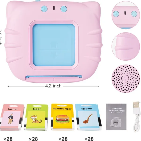 Russian + English Version Card-Based Early Learning Machine,