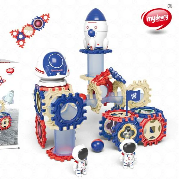 CPS305375-CPS305333 DIY STEM Educational Building Blocks Marble Run Maze Race Tr