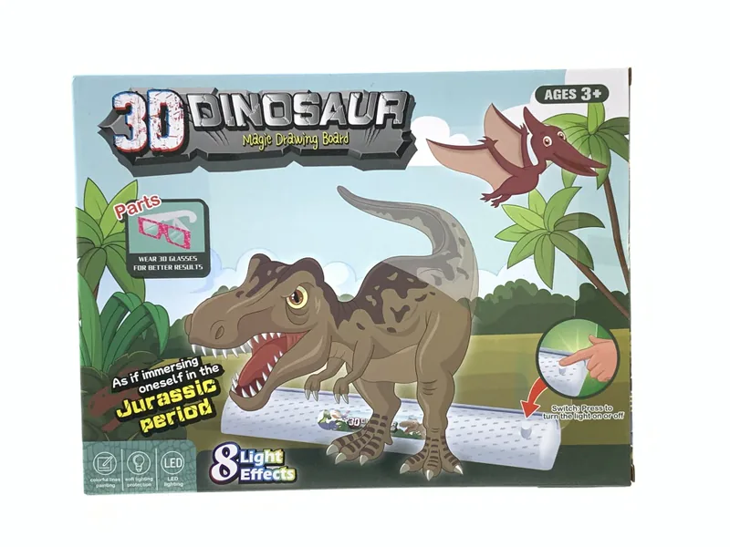 Educational Toys, DIY Toys: 3D Drawing Board—Dinosaur Edition