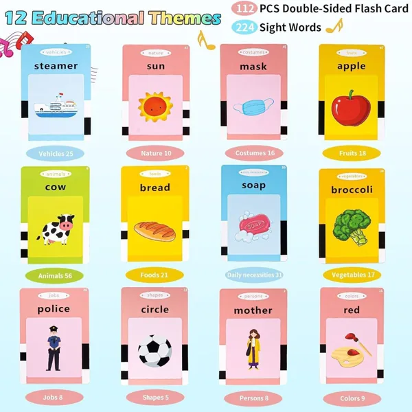 Russian + English Version Card-Based Early Learning Machine,