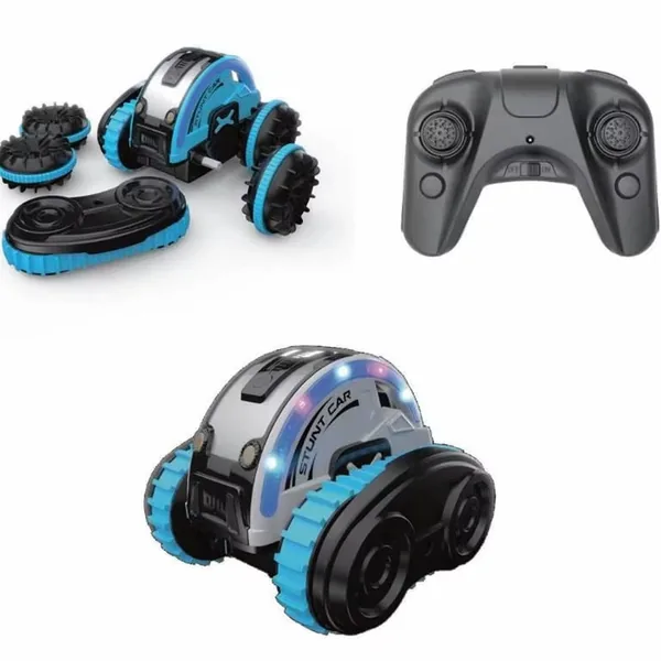 Auto de Carreras RC 2.4G con Barco Eléctrico a Control Remoto