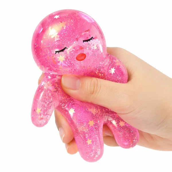 Muñeco Squishy Brillantina Antiestrés TPR