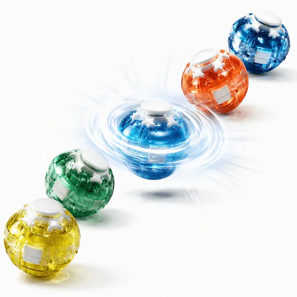 Trompo Giratorio de Cristal con Ventosa Base Transparente