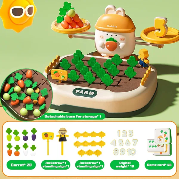 Kit de Ciencia STEM Montessori con Balanza Matemática para Niños