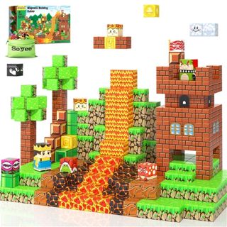 Set de Bloques Magnéticos King – 72 pzas por mayoreo, ABS ecológico, imán permanente de 2.5 mm