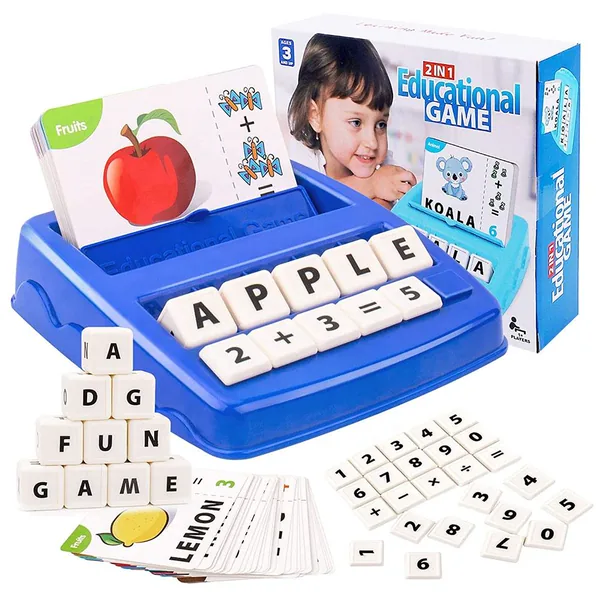 Juego Educativo de Matemáticas y Ortografía con Emparejamiento para Niños