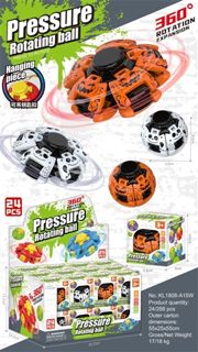 Trompo Giratorio Halloween – Fidget Spinner Transformable 360° con Caja Desplegable de 24 Piezas