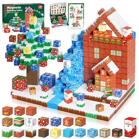 Set de Bloques Magnéticos Bloquelandia – 32 Piezas para Construcción Libre, Juego de Roles y Aprendizaje Temprano (Mayoreo)