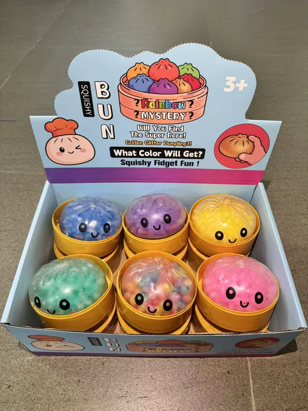 Conejito Sonriente de Perlas de Agua – Squishy Sensorial (6 Piezas por Caja Surtida)