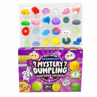 Calendario de Cuenta Regresiva Misterioso Dumpling & Baozi 24 Días – Fidget Squishy Sorpresa