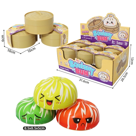 Panecillo Squishy Cebra con Caja Exhibidora Tipo Vaporera