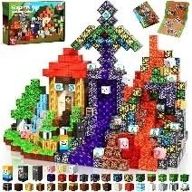 Set de Bloques Magnéticos Little Hell Forest – 32 piezas por caja, construcción libre y juego de roles