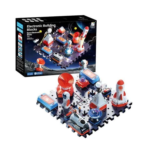 Kit de Ciencia STEM Bloques Electrónicos Espaciales DIY