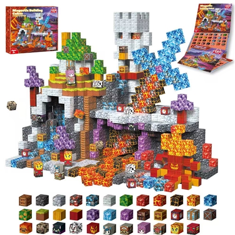 Set de Bloques Magnéticos Bloquelandia – Fuego Divino (15.5 kg, 2.5 mm imán, 14.5 kg neto)