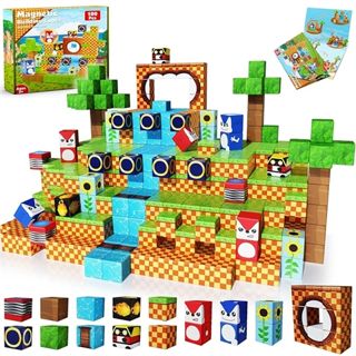 Set de Bloques Magnéticos Bloquelandia Adventure – 16 Piezas para Construcción Libre y Juego de Roles